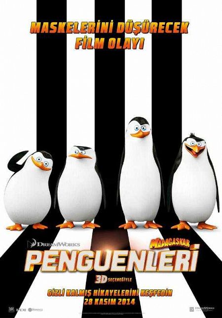 Madagascar Penguenleri 2014 Türkçe Dublaj izle