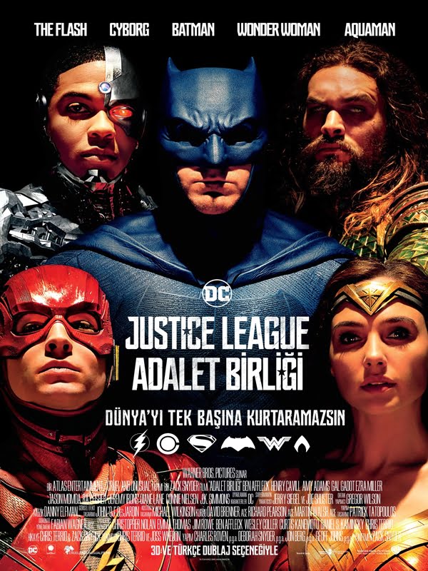 Justice League: Adalet Birliği izle |  Justice League 2017 Türkçe Altyazılı izle