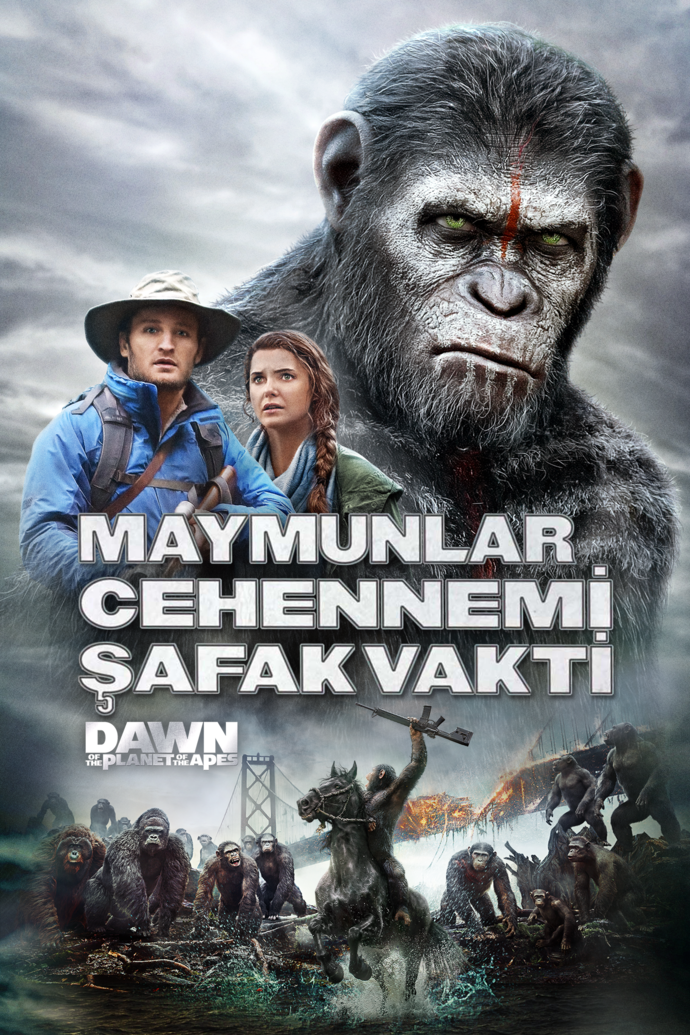 Maymunlar Cehennemi Şafak Vakti izle – Dawn of the Planet of the Apes 2014 Filmi izle